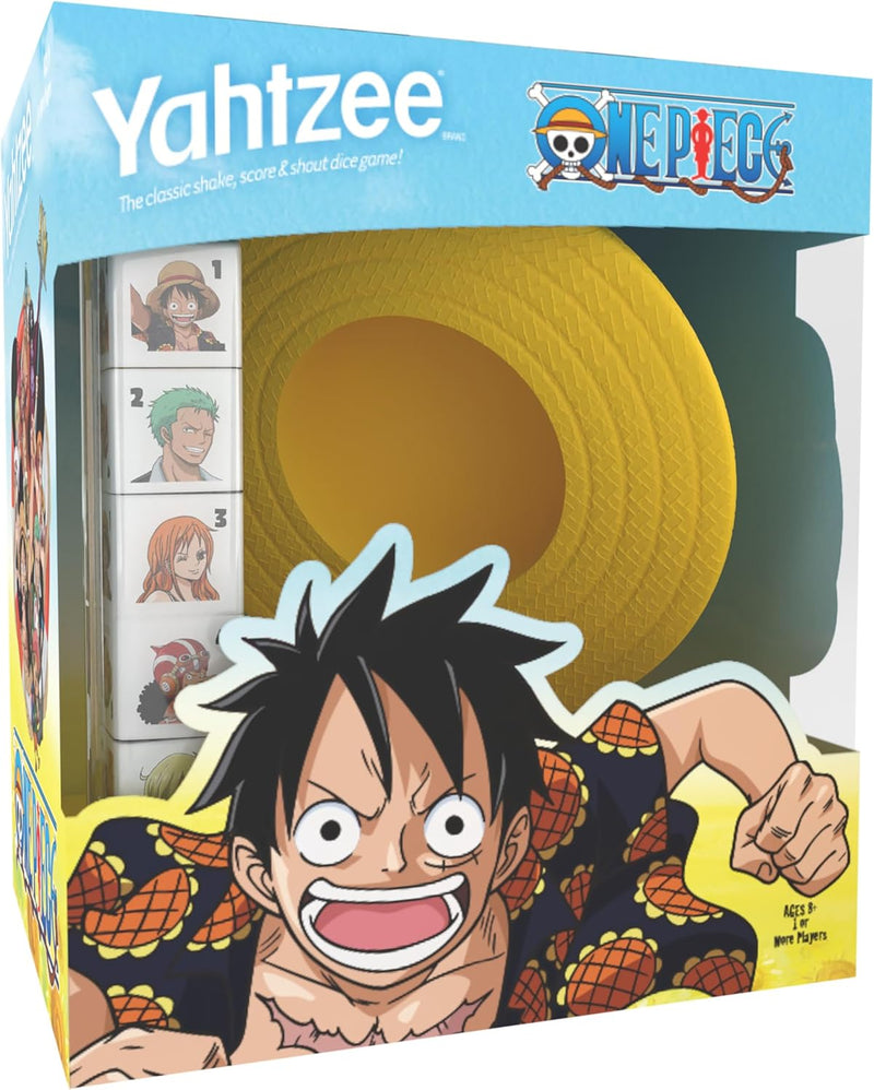 Cargue la imagen en el visor de la galería, USAopoly Yahtzee - One Piece Collectible Monkey D. Luffy Straw Hat Dice Cup
