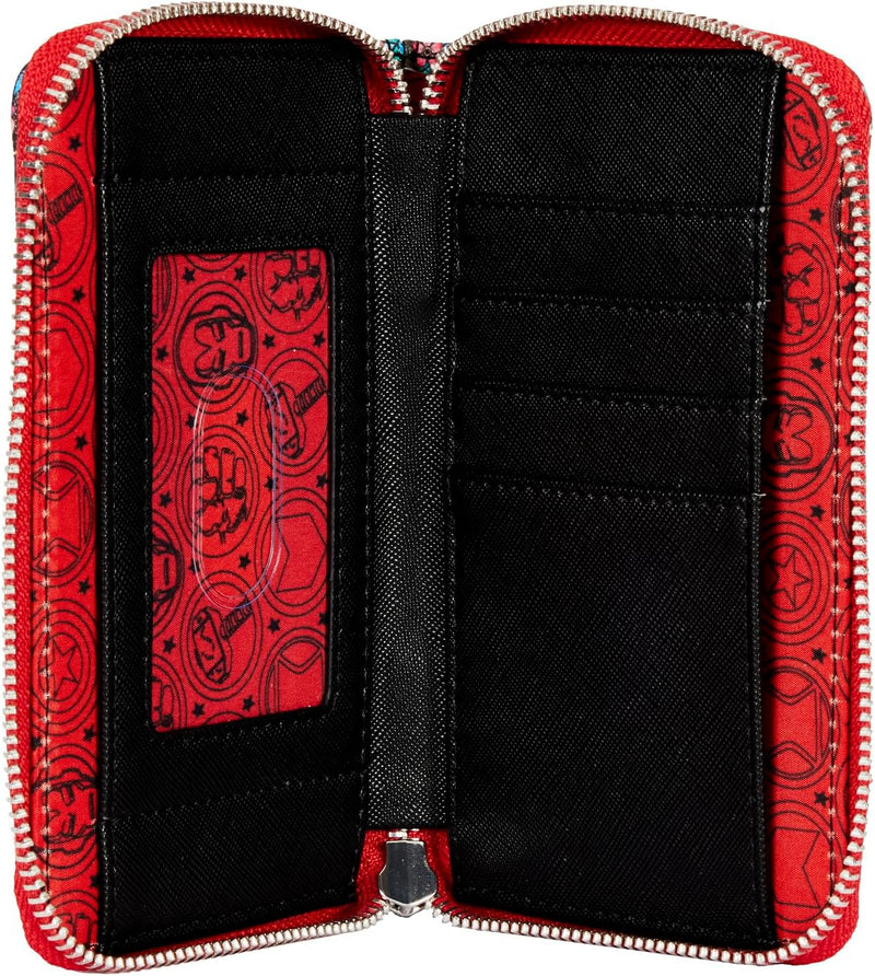 Cargue la imagen en el visor de la galería, Loungefly Marvel - Avengers Tattoo Zip Around Wallet
