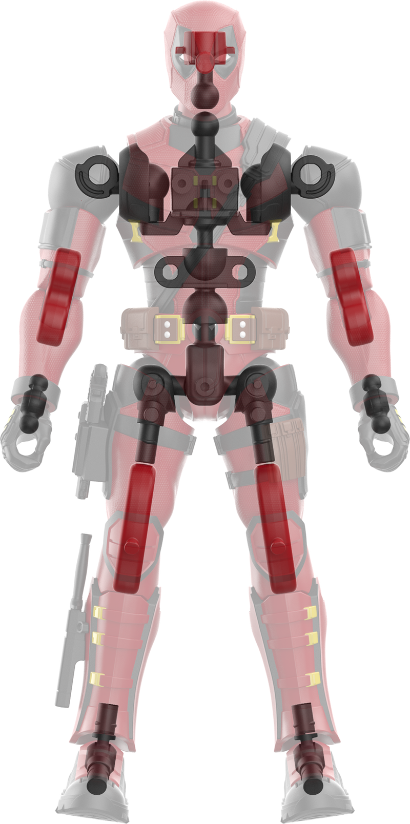 Cargue la imagen en el visor de la galería, Blokees: Marvel The Infinity Saga - Champion Deadpool Brick Toy
