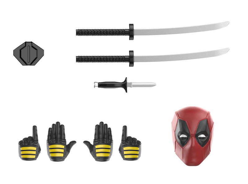 Cargue la imagen en el visor de la galería, Blokees: Marvel The Infinity Saga - Champion Deadpool Brick Toy
