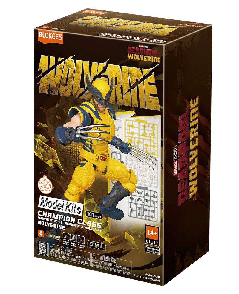 Cargue la imagen en el visor de la galería, Blokees: Marvel The Infinity Saga - Champion Wolverine Brick Toy
