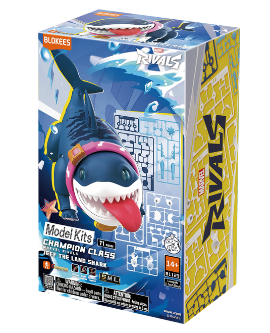Blokees: Marvel Rivals - Jeff the Land Shark Brick Toy