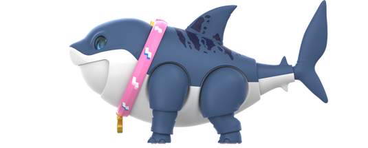 Blokees: Marvel Rivals - Jeff the Land Shark Brick Toy