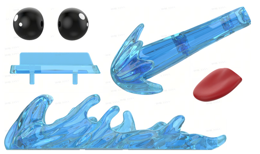 Blokees: Marvel Rivals - Jeff the Land Shark Brick Toy