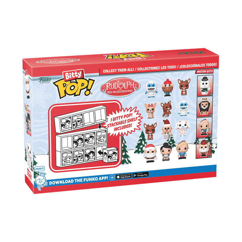 Chargez l&#39;image dans la visionneuse de la galerie, Funko Bitty POP!  Rudolph - The Red Nosed Reindeer 4-Pack Series 3 - Vinyl Figure
