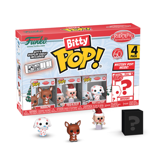 Funko Bitty POP!  Rudolph - The Red Nosed Reindeer 4-Pack Series 3 - Vinyl Figure