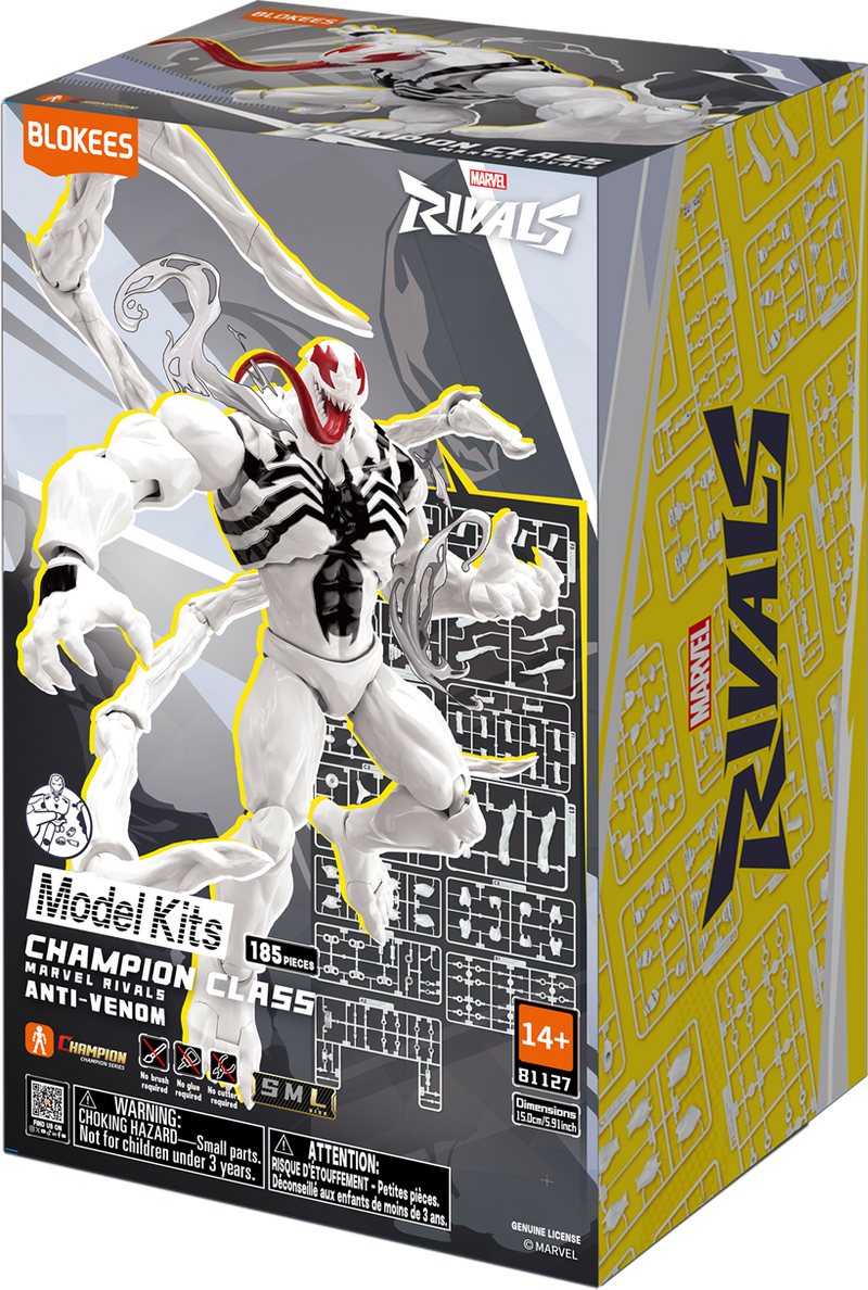 Load image into Gallery viewer, Blokees: Marvel Rivals - Anti-Venom Brick Toy

