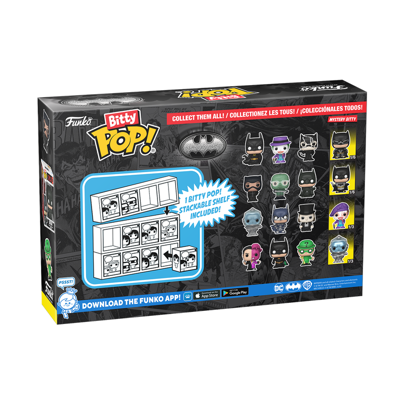 Funko Bitty POP! DC Comics Batman 85TH Anniversary - 4-Pack Vinyl Figure