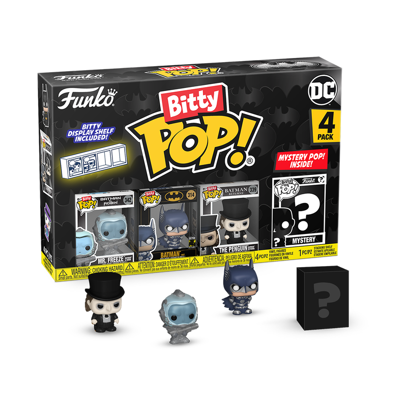 Funko Bitty POP! DC Comics Batman 85TH Anniversary - 4-Pack Vinyl Figure