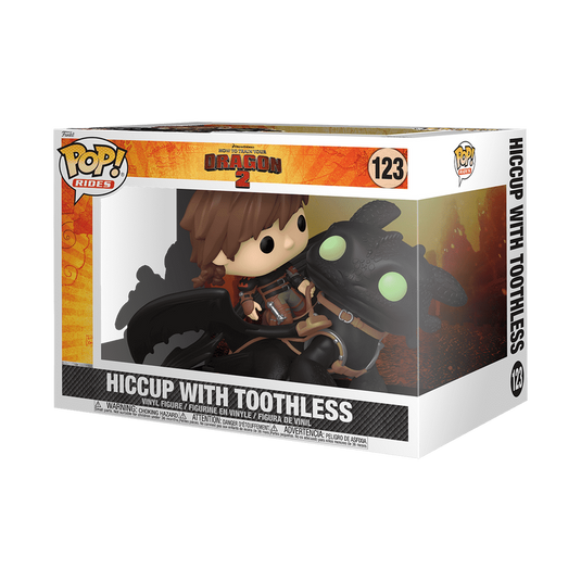 Funko POP Ride Deluxe! How to Train Your Dragon II - Hiccup with Toothless Vinyl Figure