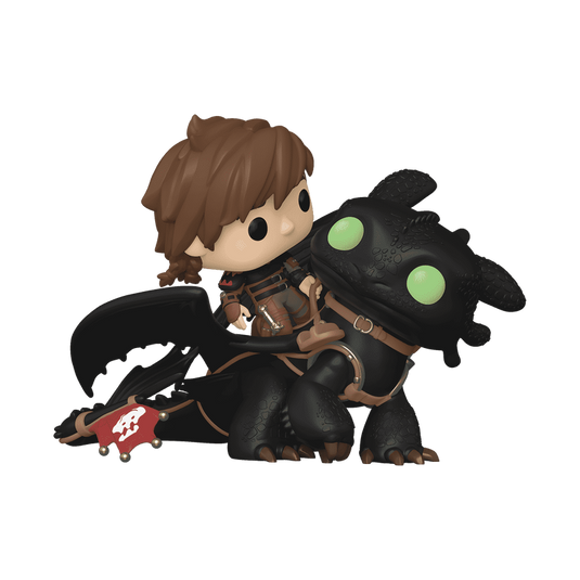 Funko POP Ride Deluxe! How to Train Your Dragon II - Hiccup with Toothless Vinyl Figure