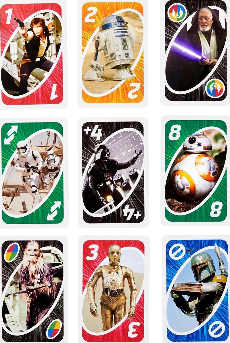 Cargue la imagen en el visor de la galería, UPD Mattel Star Wars - Characters Uno Playing Cards
