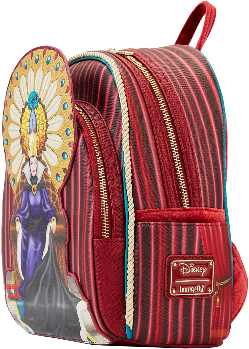 Load image into Gallery viewer, Loungefly Disney Snow White Evil Queen Throne Mini Backpack
