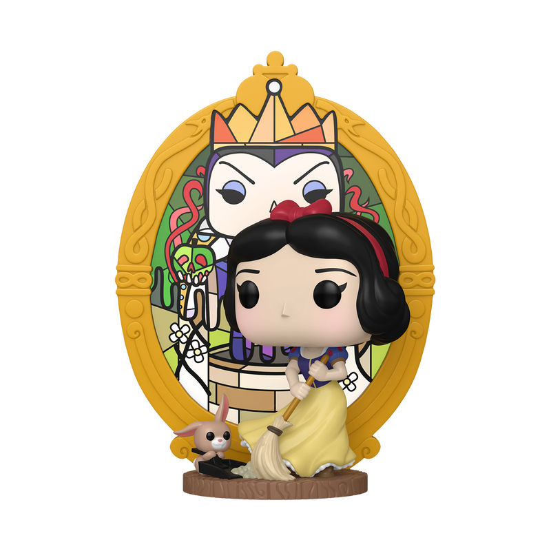 Cargue la imagen en el visor de la galería, Funko POP! Deluxe: Disney Snow White and the Seven Dwarfs - Snow White "Evil Queen Stained Glass" Vinyl Figure
