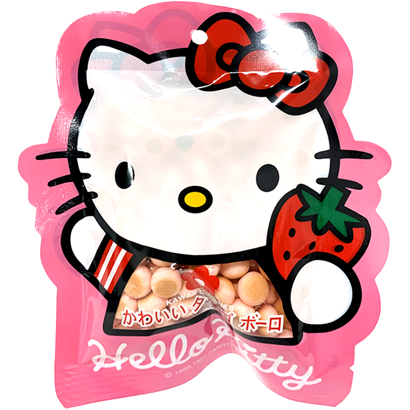 Load image into Gallery viewer, Hello Kitty - Kawaii Strawberry Flavor Cookies
