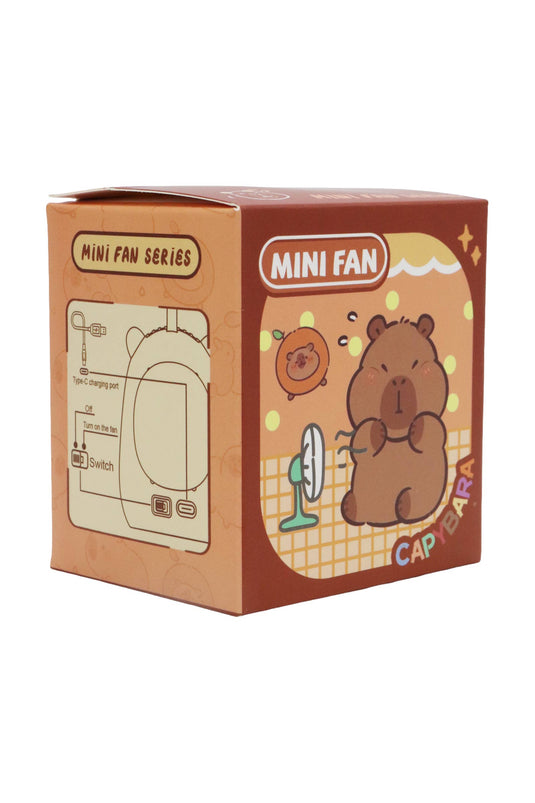 Capybara Neckband Rechargeable Electric Fan