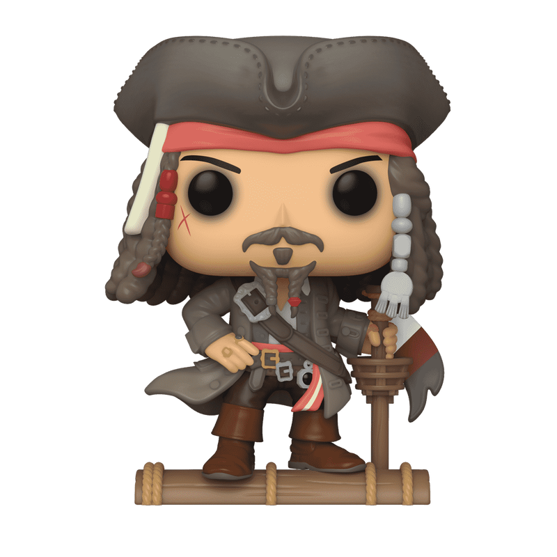 Cargue la imagen en el visor de la galería, Funko POP! Disney: Pirates of the Caribbean - Jack Sparrow Standing on Mast Vinyl Figure
