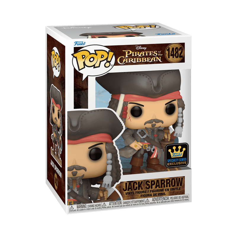 Cargue la imagen en el visor de la galería, Funko POP! Disney: Pirates of the Caribbean - Jack Sparrow Standing on Mast Vinyl Figure
