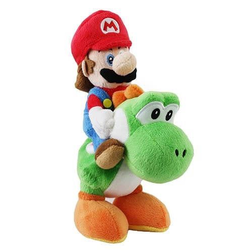 Peluche Mario Riding Yoshi 8