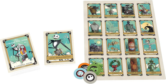 USAopoly Lotería: Disney Tim Burton’s The Nightmare Before Christmas Traditional Loteria Game
