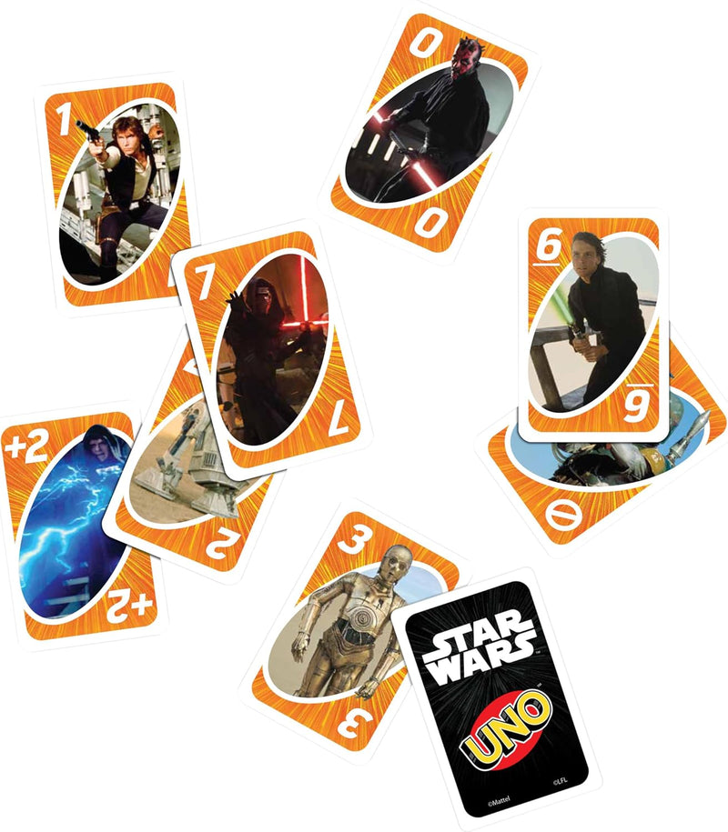 Cargue la imagen en el visor de la galería, UPD Mattel Star Wars - Characters Uno Playing Cards
