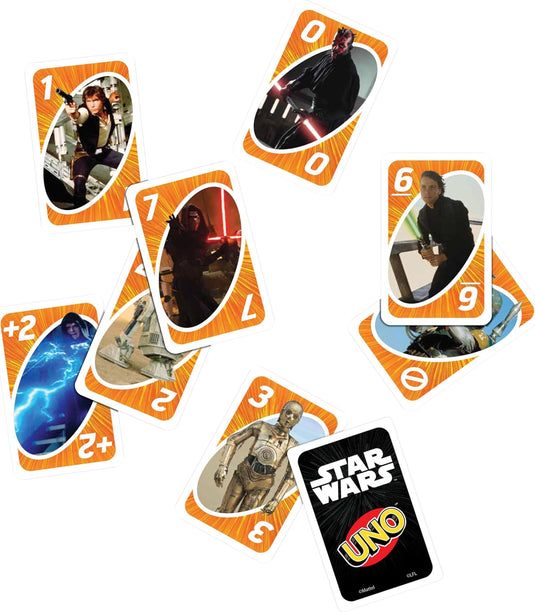 UPD Mattel Star Wars - Characters Uno Playing Cards