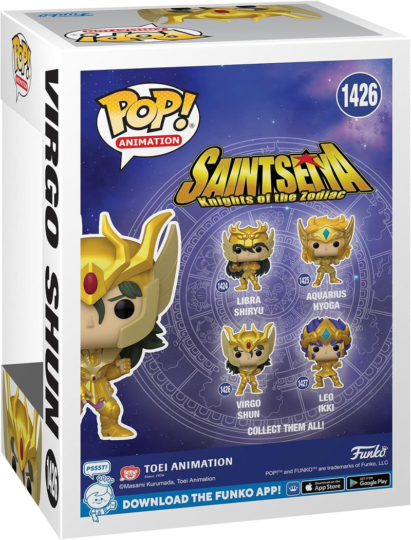 Load image into Gallery viewer, Funko POP! Animation: Saint Seiya - Gold Virgo Shun  Vinyl Figure
