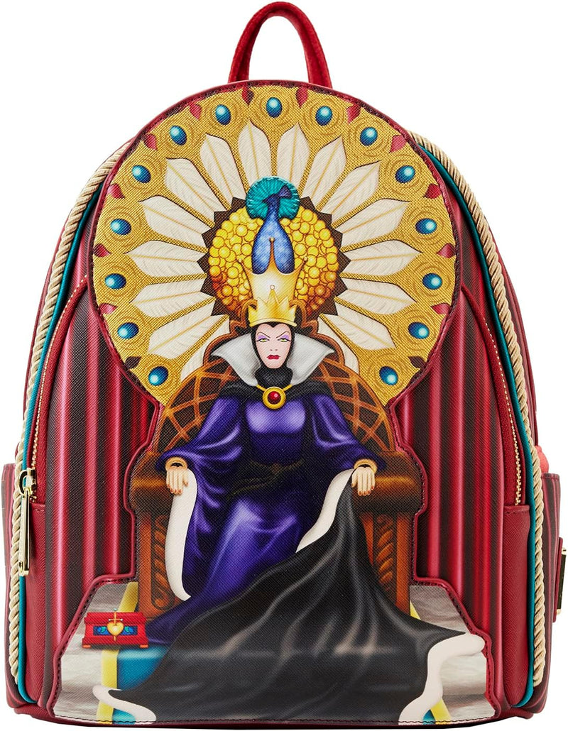 Load image into Gallery viewer, Loungefly Disney Snow White Evil Queen Throne Mini Backpack
