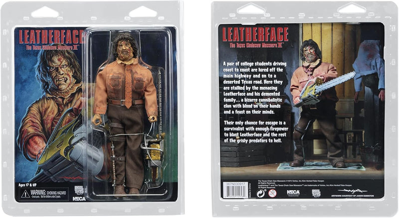 Cargue la imagen en el visor de la galería, Figura de acción de Leatherface vestida de 8&quot; La masacre de Texas Chainsaw 3
