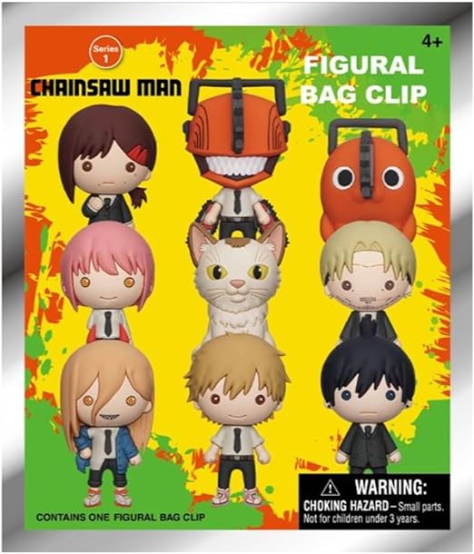 Monogram Chainsaw Man 3D Foam Figural Ramdon Keyring Blind Bag