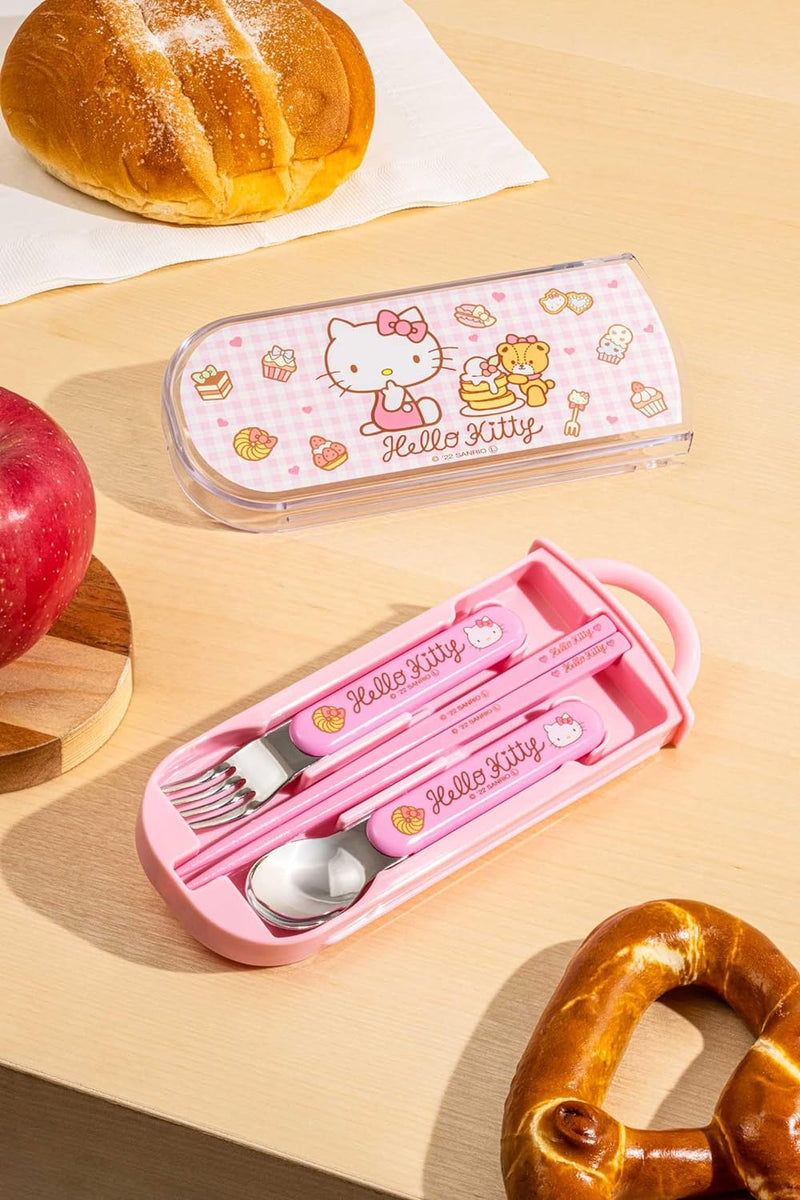 Cargue la imagen en el visor de la galería, Clever Idiots Inc. Hello Kitty Utensil Set
