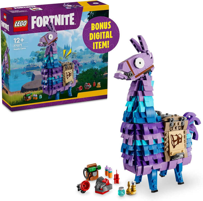 Cargue la imagen en el visor de la galería, LEGO Fortnite Supply Llama Building Set
