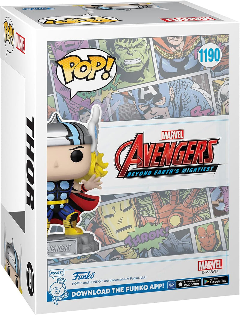 Chargez l&#39;image dans la visionneuse de la galerie, Funko Pop! &amp; Pin: Marvel The Avengers: Earth&#39;s Mightiest Heroes - Thor w/Pin T+
