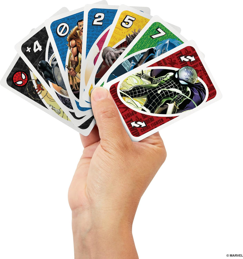 Cargue la imagen en el visor de la galería, UPD Mattel Marvel Spiderman - Uno Playing Cards
