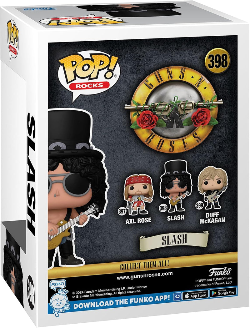 Chargez l&#39;image dans la visionneuse de la galerie, Funko Pop! Rocks: Guns N&#39; Roses - Slash (1990&#39;s) Vinyl Figure
