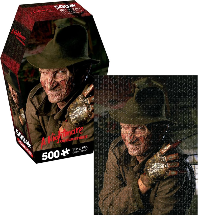 Cargue la imagen en el visor de la galería, Horror Characters - Coffin Box - 500 Piece Jigsaw Puzzle
