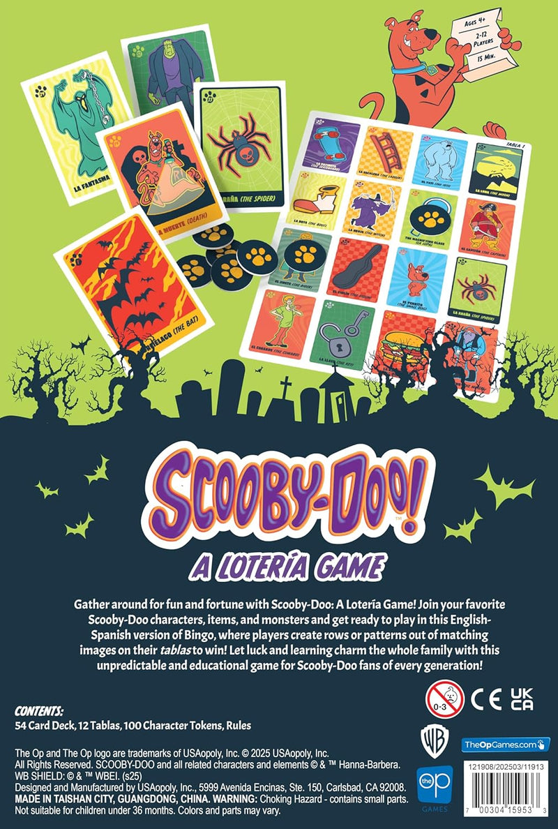 Cargue la imagen en el visor de la galería, USAopoly Lotería: Scooby-Doo!, Classic Bingo Game Featuring Scooby Gang

