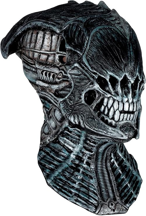 Cargue la imagen en el visor de la galería, Ghoulish Necro Sentinel - Grey Alien Adult Costume Mask
