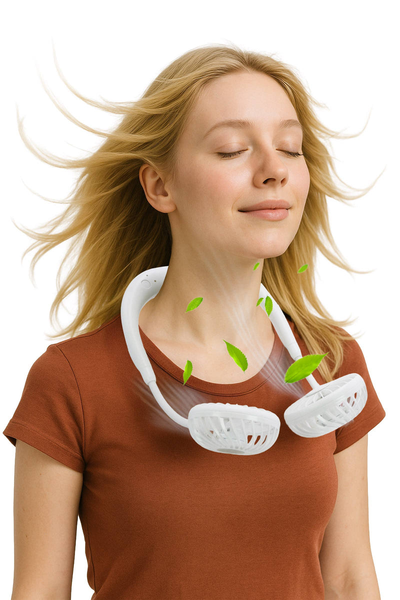 Load image into Gallery viewer, Cap Zone - Matte Aromatherapy Neckband Electrical 1pc Fan

