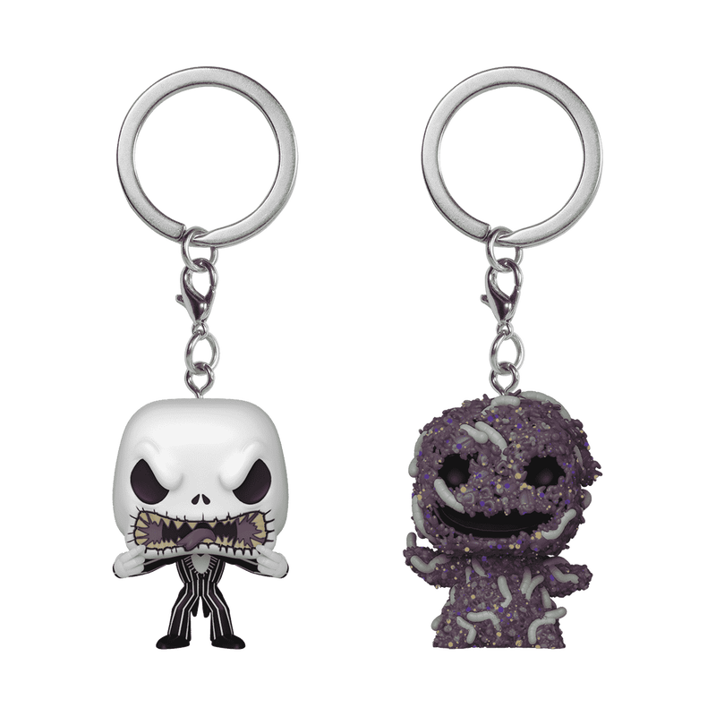 Chargez l&#39;image dans la visionneuse de la galerie, Funko POP! Keychain: The Nightmare Before Christmas - Jack Skellington &amp; Oogie Boogie 2-Pack

