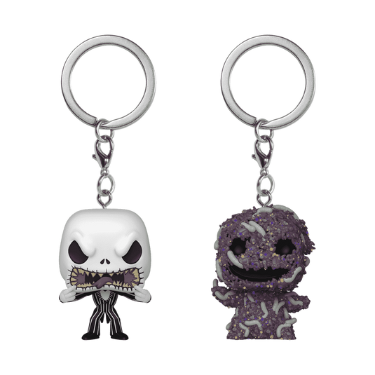 Funko POP! Keychain: The Nightmare Before Christmas - Jack Skellington & Oogie Boogie 2-Pack