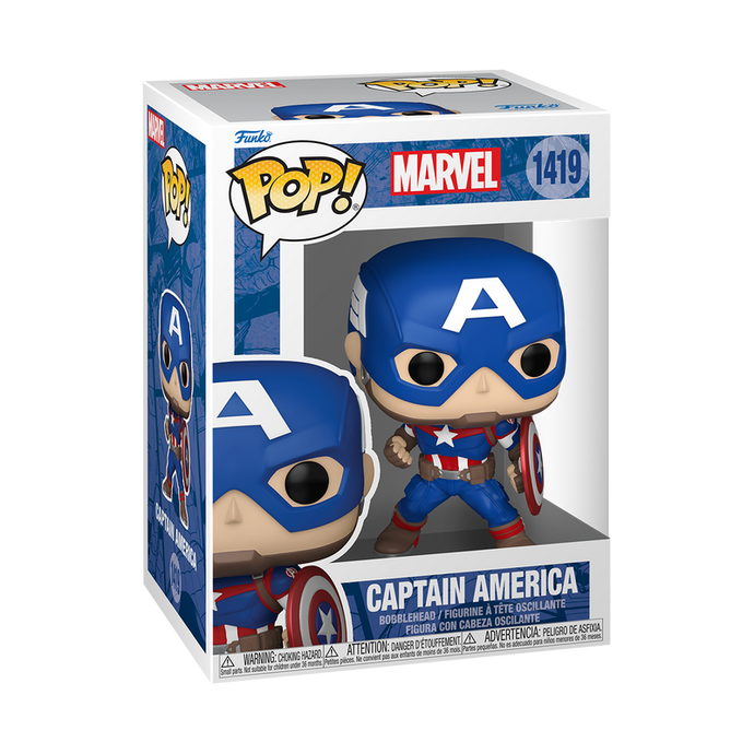 Funko POP! Marvel: - Captain America Marvel New Classic Vinyl Figure