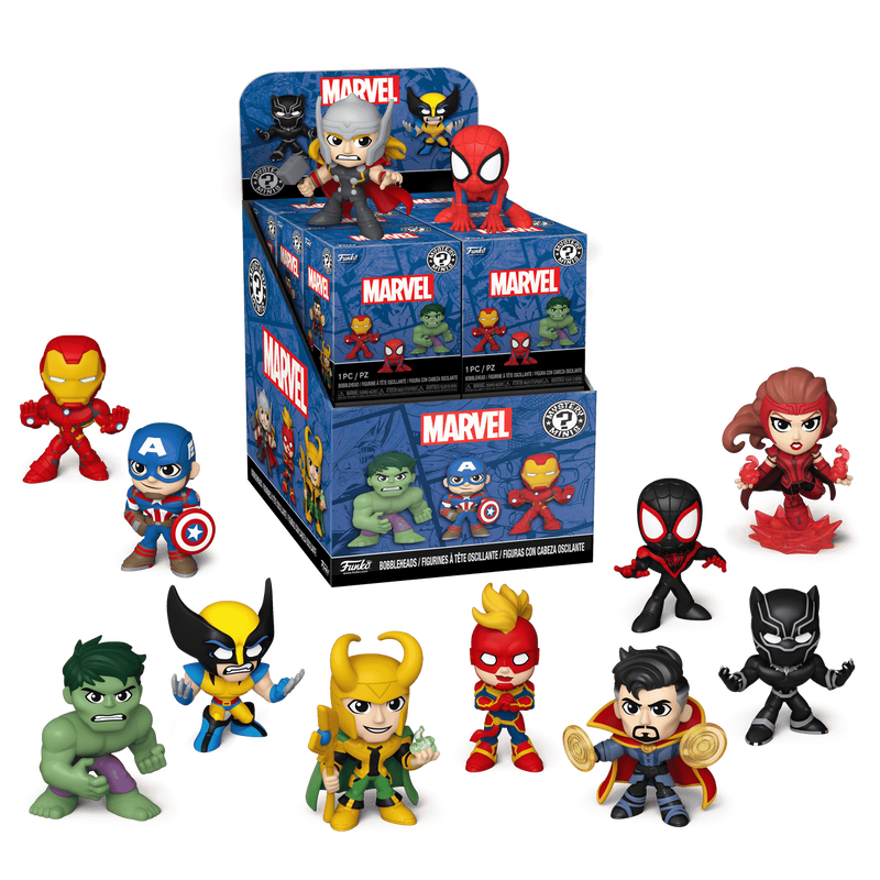 Chargez l&#39;image dans la visionneuse de la galerie, Funko Marvel - Marvel New Classics Characters Mystery Minis Figures
