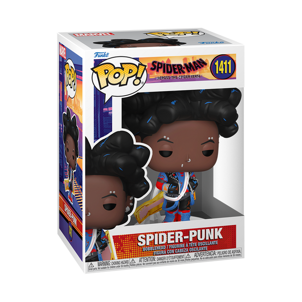 Funko POP! Marvel: Spider-Man Across the Spider-Verse - Spider-Punk Unmasked Vinyl Figure