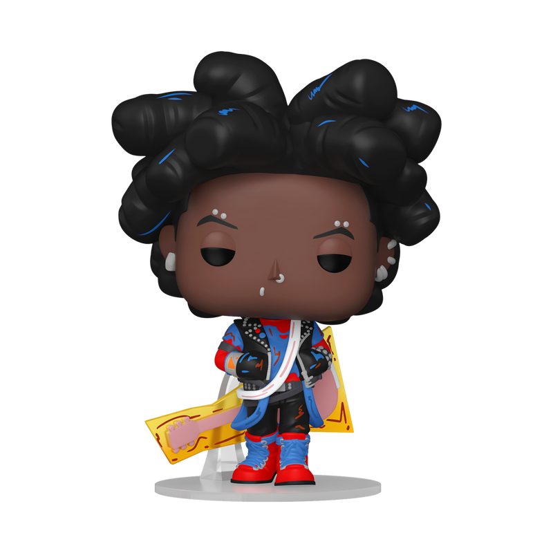 Load image into Gallery viewer, Funko POP! Marvel: Spider-Man Across the Spider-Verse - Spider-Punk Unmasked Vinyl Figure

