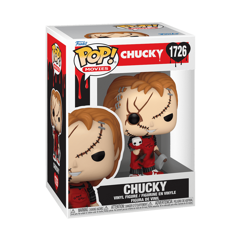 Load image into Gallery viewer, Funko POP! Movies: Chucky - Chucky with Flower (Valentine) Vinyl Figure
