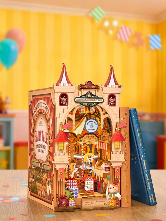 Robotime: Fairytale Amusement Park Book Nook Rolife 3D Wooden Puzzles Figure