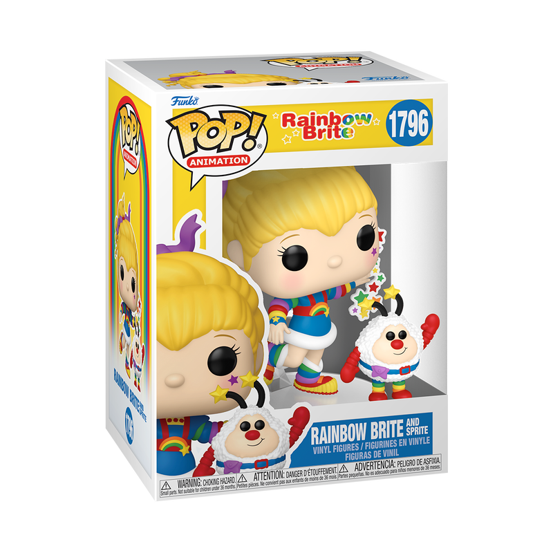 Cargue la imagen en el visor de la galería, Funko POP &amp; Buddy! Animation: Rainbow Brite - Rainbow Brite  and Sprite Vinyl Figure
