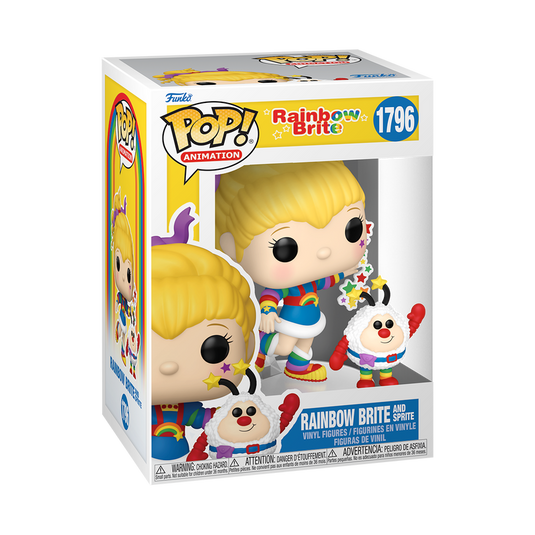 Funko POP & Buddy! Animation: Rainbow Brite - Rainbow Brite  and Sprite Vinyl Figure