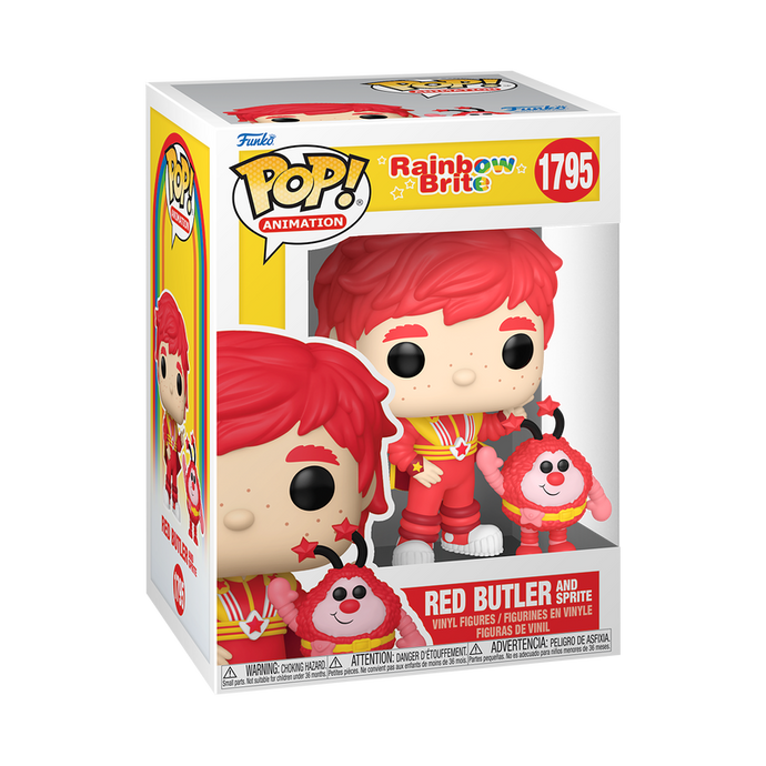 Funko POP & Buddy! Animation: Rainbow Brite - Red Butler and Sprite Vinyl Figure